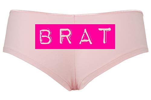 Knaughty Knickers BRAT daddys little slut DDLG CGLG sexy Pink boyshort Underwear