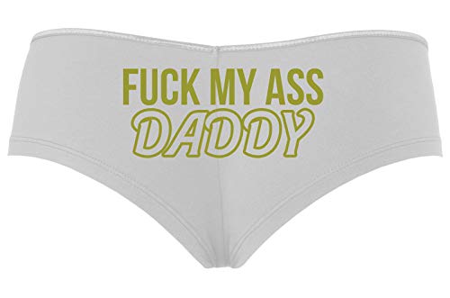 Knaughty Knickers Fuck My Ass Daddy Anal Sex Submissive Slutty White Boyshort
