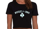 Knaughty Knickers Built for BBC Pawg Queen of Spades QOS Black Cropped Tank Top