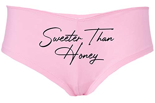 Knaughty Knickers Sweeter Than Honey Cute Oral Flirty Pink Boyshort Panties