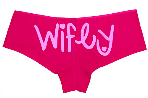 Knaughty Knickers Women's Wifey Love My Wife Hot Booty Sexy Boyshort