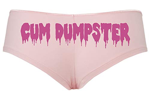 Knaughty Knickers Cum Dumpster Cumdump Pink boyshort Underwear DDLG cumslut slut