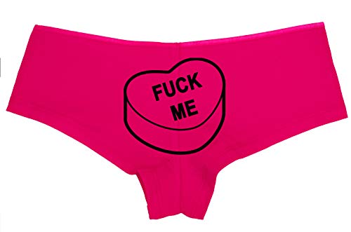 Knaughty Knickers Valentines Candy Fuck Me Flirty Panties Pink Underwear Slut