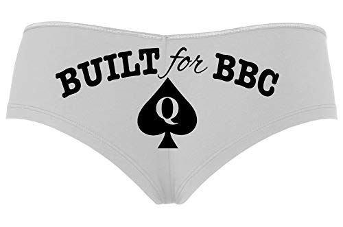 Knaughty Knickers Built for BBC Pawg Queen of Spades QOS Slutty White Boyshort
