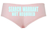 Knaughty Knickers Search Warrant Not RequiPink Police Wife Girlfriend Pink panty
