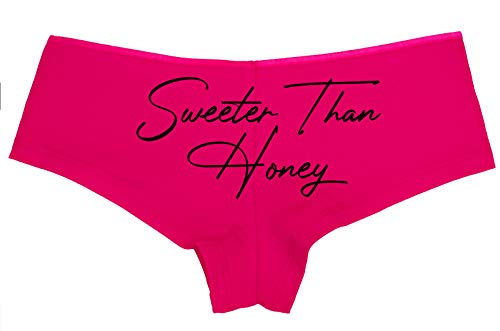 Knaughty Knickers Sweeter Than Honey Cute Oral Flirty Hot Pink Slutty Panties