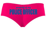 Knaughty Knickers Property of My Police Officer LEO Wife Hot Pink Slutty Panties
