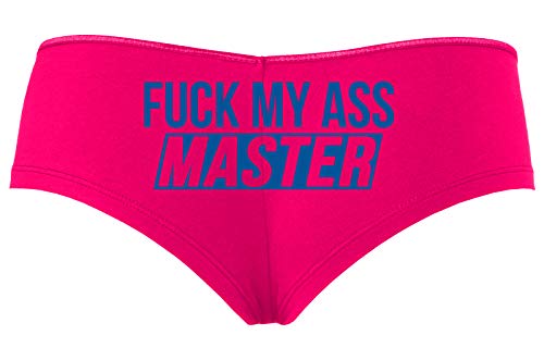 Knaughty Knickers Fuck My Ass Master Anal Play Cumslut Hot Pink Slutty Panties