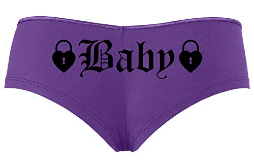 Baby  - Goth look - Owned Submissive - Purple Boyshort DDLG