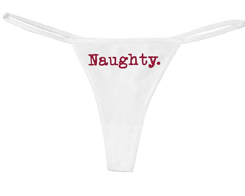 Knaughty Knickers Women's Simple Naughty Cute and Sexy Thong