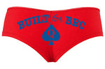 Knaughty Knickers Built for BBC Pawg Queen of Spades QOS Slutty Red Boyshort