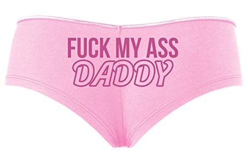 Knaughty Knickers Fuck My Ass Daddy Anal Sex Submissive Baby Pink Slutty Panties