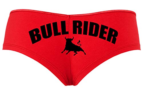 Knaughty Knickers Bull Rider Size Queen of Spades BBC Lover hot Wife Red Undies