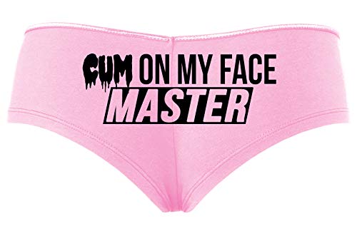 Knaughty Knickers Cum On My Face Master Cumslut Cumplay Baby Pink Slutty Panties