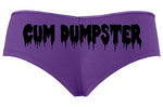 Knaughty Knickers Cum Dumpster Cumdump Purple Boyshort Underwear DDLG cumslut Slut