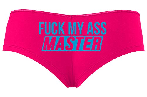 Knaughty Knickers Fuck My Ass Master Anal Play Cumslut Hot Pink Slutty Panties