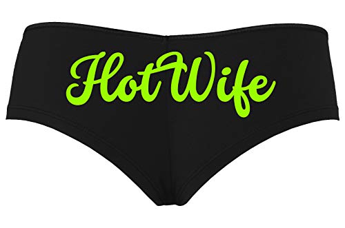 Knaughty Knickers HotWife Life Shared Lifestyle Hot Wife Black Boyshort Panties