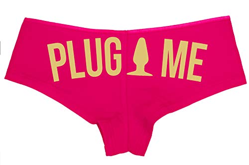Knaughty Knickers Anal Plug Me Funny Cute Sexy Pink Boyshort Daddy's Butt Slut