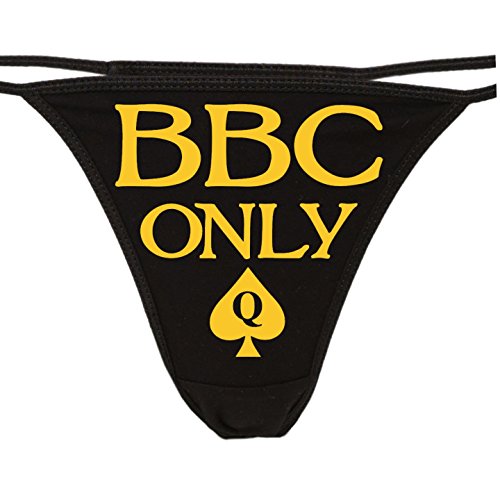 Knaughty Knickers - BBC Only Queen of Spades Thong Panties - Big Black Cock Only for QofS Underwear