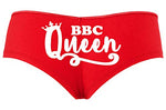 Knaughty Knickers BBC Queen of Spades hotwife Big Black Cock Lover Red Underwear