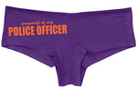 Knaughty Knickers Property of My Police Officer LEO Wife Slutty Purple Panties