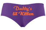 Knaughty Knickers Daddys Little Kitten DDLG CGLG BDSM Sexy Purple Boyshort Panties