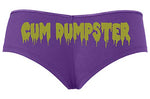 Knaughty Knickers Cum Dumpster Cumdump Purple Boyshort Underwear DDLG cumslut Slut