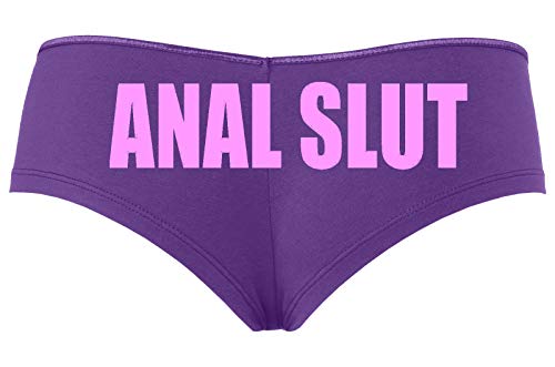 Knaughty Knickers Anal Slut Boyshort Underwear Sexy Flirty Panties Rude Panties