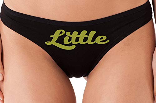 Knaughty Knickers Little Black Thong for Your Submissive DDLG CGLG Princess