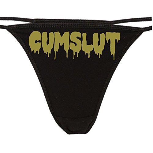 Knaughty Knickers - Cumslut Thong Panties - DDLG CGL BDSM Underwear for Your Baby Cum Slut