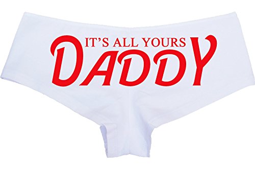 Knaughty Knickers - It's All Yours Daddy Boy Short Panties - for Daddy's Girl Princess - CGL DDLG Boyshort Underwear