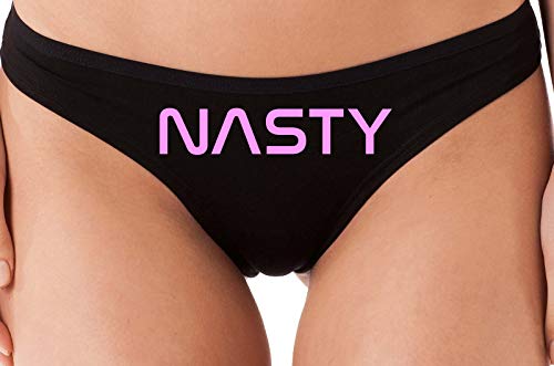 Knaughty Knickers Nasty NASA sexy black thong be a proud slut ddlg rave festival