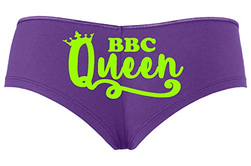 Knaughty Knickers BBC Queen of Spades hotwife Big Black Cock Lover Purple Underwear