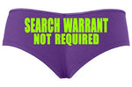 Knaughty Knickers Search Warrant Not RequiPurple Police Wife Girlfriend Purple Panty