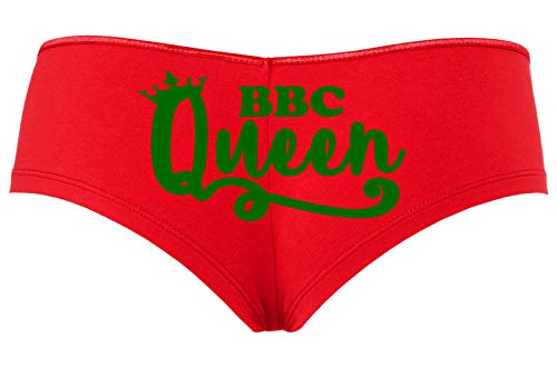 Knaughty Knickers BBC Queen of Spades hotwife Big Black Cock Lover Red Underwear