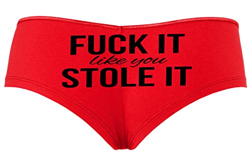 Knaughty Knickers - Fuck It Like You Stole It boy Short Panties - Flirty Boyshort for The Panty Game