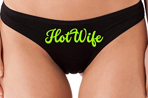 Knaughty Knickers HotWife Life Shared Lifestyle Hot Wife Black Thong Underwear