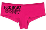 Knaughty Knickers Fuck My Ass Daddy Anal Sex Submissive Hot Pink Underwear