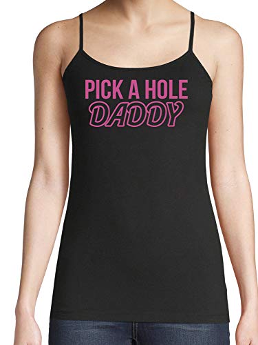 Knaughty Knickers Pick A Hole Any Fuck My Ass Mouth Pussy Black Camisole Tank