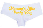 Knaughty Knickers Mommy's Little Panty Boy for DMLB or Sissy Boys White Boyshort