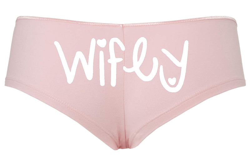 Knaughty Knickers Wifey Panty Game Shower Gift Bridal Cute Pink Boyshort Engaged
