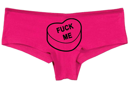 Knaughty Knickers Valentines Candy Fuck Me Flirty Sexy Pink Underwear Slut DDLG