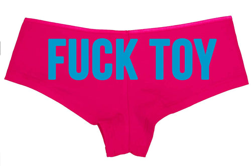 Knaughty Knickers Fucktoy Fuck Toy Boyshort Owned BDSM Slut Pink Panties DDLG