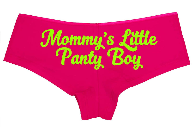 Knaughty Knickers Mommy's Little Panty Boy for DMLB or Sissy Boys Pink Boyshort