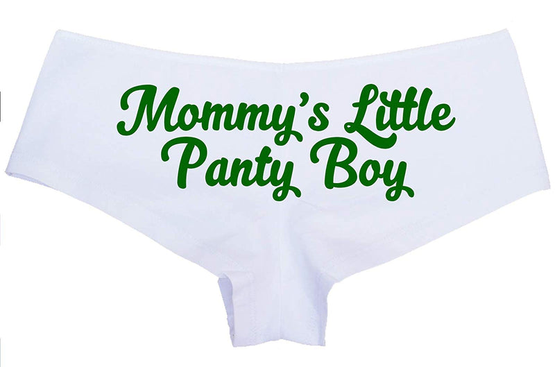 Knaughty Knickers Mommy's Little Panty Boy for DMLB or Sissy Boys White Boyshort
