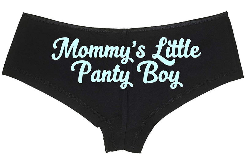 Knaughty Knickers Mommy's Little Panty Boy for DMLB or Sissy Boys Black Boyshort