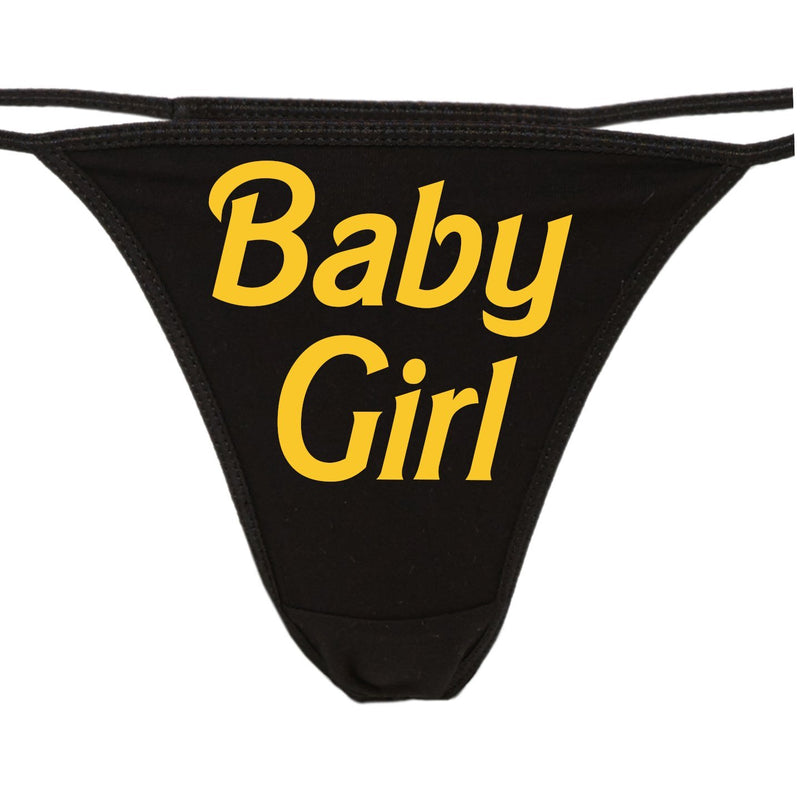 Knaughty Knickers - Daddy's Baby Girl Thong Underwear - Cute Panties for Daddys Princess - DDLG