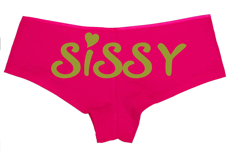 Knaughty Knickers Sissy Boyshort Panty Fetish DMLB Slut Cuckold Pink Boyshort