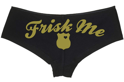 Knaughty Knickers - Frisk Me boy Short Panties - Leo Police Wife Flirty Boyshort Underwear