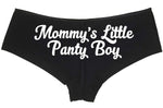 Knaughty Knickers Mommy's Little Panty Boy for DMLB or Sissy Boys Black Boyshort